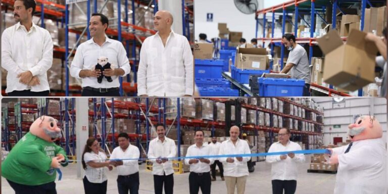 Víctor González Herrera inaugura centro de distribución con huella verde