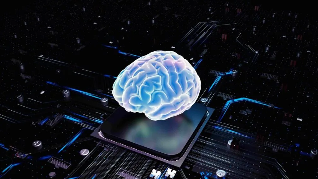 Robot humanoide en escenario tecnológico frente a público internacional, representando el auge de startups de robótica y la inversión global en innovación.