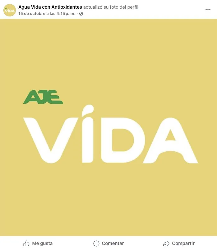 imagen de Agua VIDA sabores.