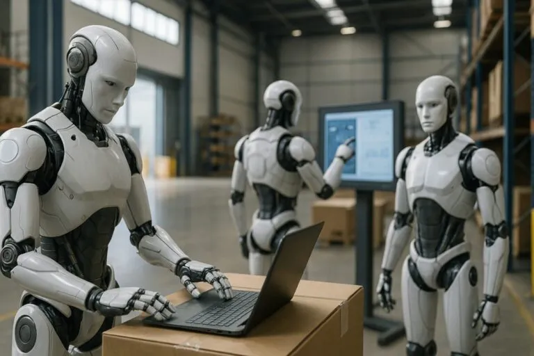 Robots humanoides en ambiente industrial usando inteligencia artificial