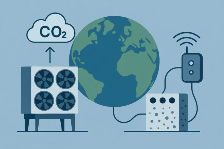 Tecnologías climáticas emergentes reduciendo huella de carbono