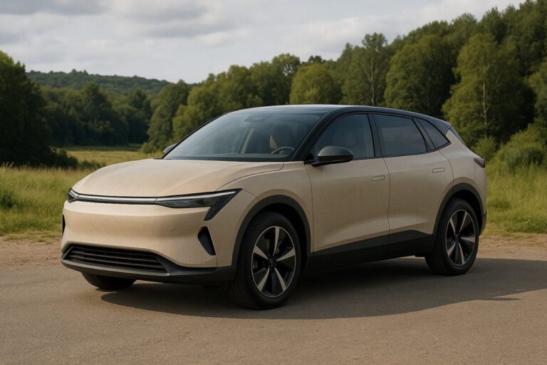 SUV eléctrico Liux Big fabricado en España con lino y tecnología de impresión 3D