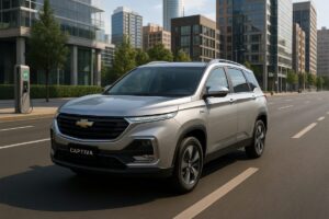 Chevrolet Captiva PHEV, la nueva SUV híbrida enchufable con 80 km de autonomía eléctrica en Colombia