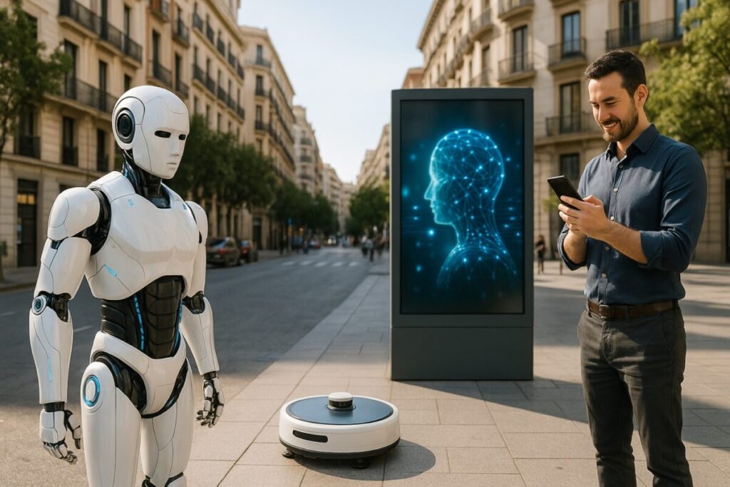 Innovación tecnológica aplicada en España con robots y materiales inteligentes