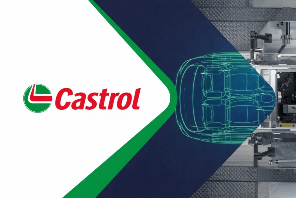 Imagen editorial sobre BP vende Castrol con visuales de infraestructura energética y expansión corporativa
