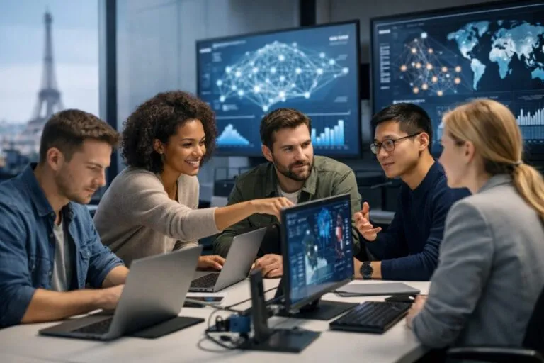 Startups de AI en Francia impulsadas por innovación, investigación aplicada y colaboración empresarial