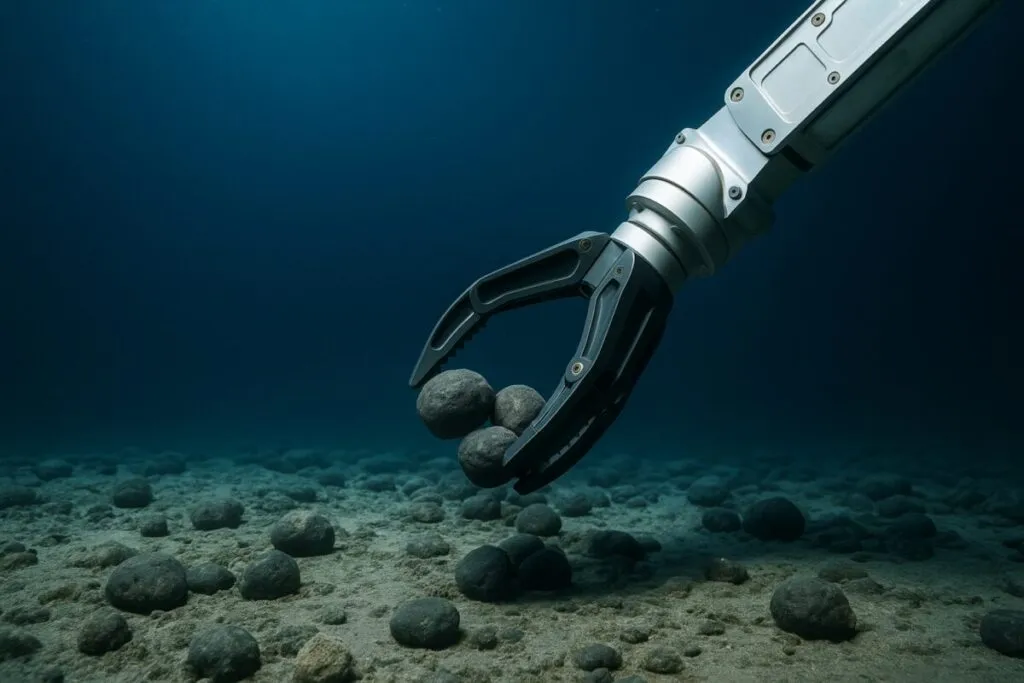Herramienta robótica francesa para minería submarina limpia y sostenible en aguas profundas