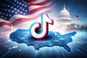 Representación editorial de TikTok bajo propiedad estadounidense y nuevas normas de seguridad de datos