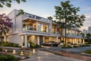 Luxury sky villas y proyectos residenciales premium en Bangalore con diseño moderno y espacio abierto