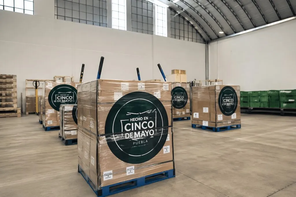 exportación Puebla Cinco de Mayo productos poblanos en Nueva York mercado internacional