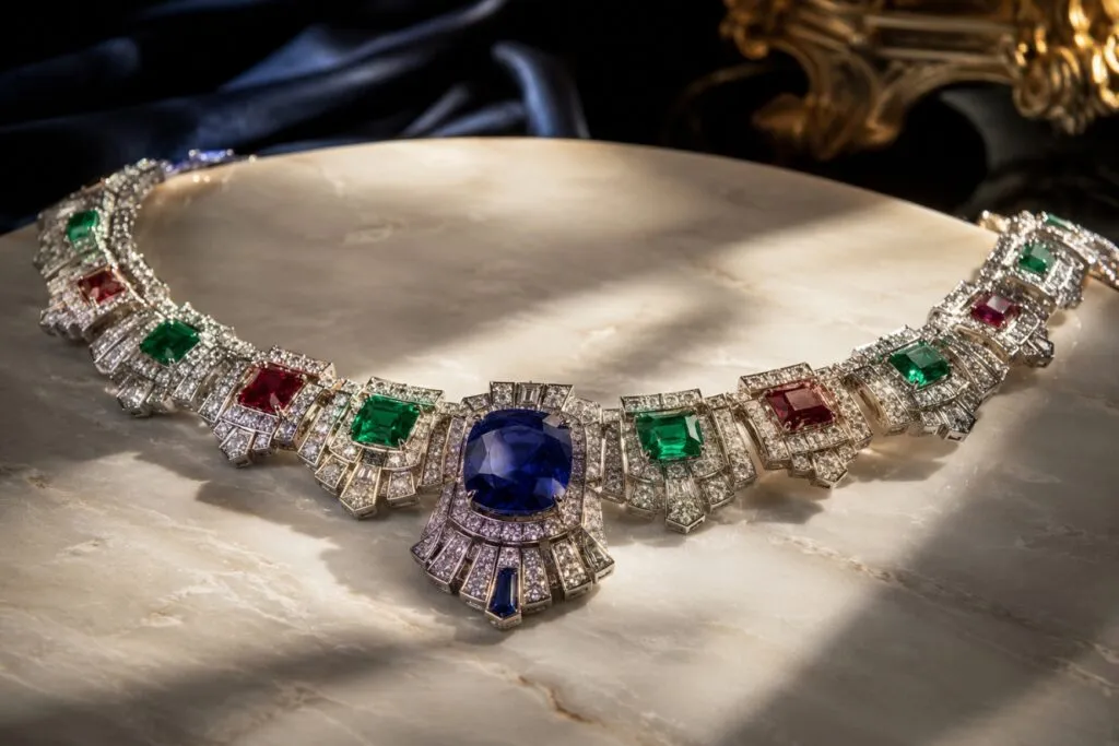 Colección Le Choeur des Pierres de alta joyería Cartier con gemas exclusivas y diseño artístico francés