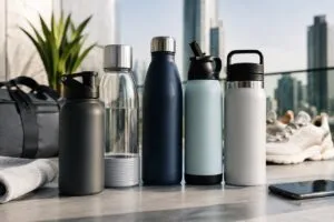 Botellas de agua virales con diseño térmico y tecnología para trabajo, fitness y viajes diarios en Canadá