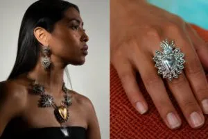 Joyería artesanal de plata creada en Guadalajara con diseños inspirados en agaves y tradición mexicana.