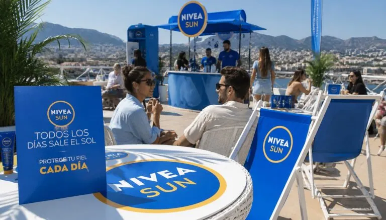 Terrazas Nivea Sun promueven el uso diario de protección solar en espacios cotidianos de España