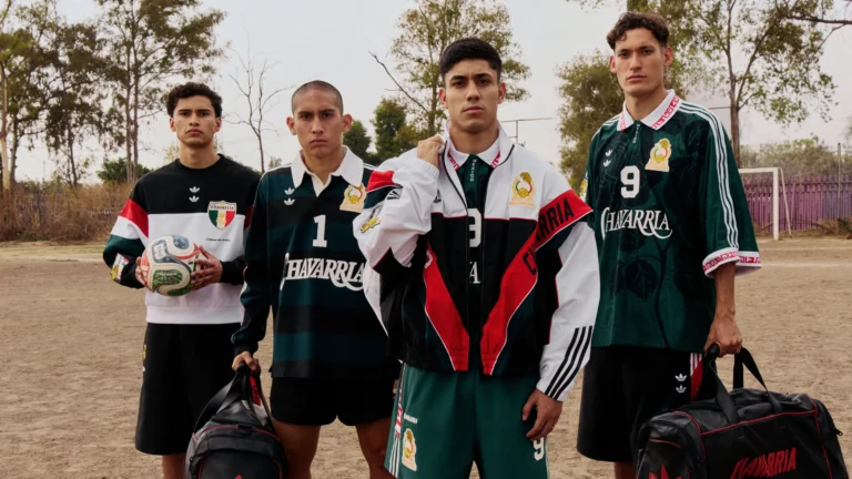 Jersey de México de adidas diseñado por Willy Chavarria para el Mundial 2026.