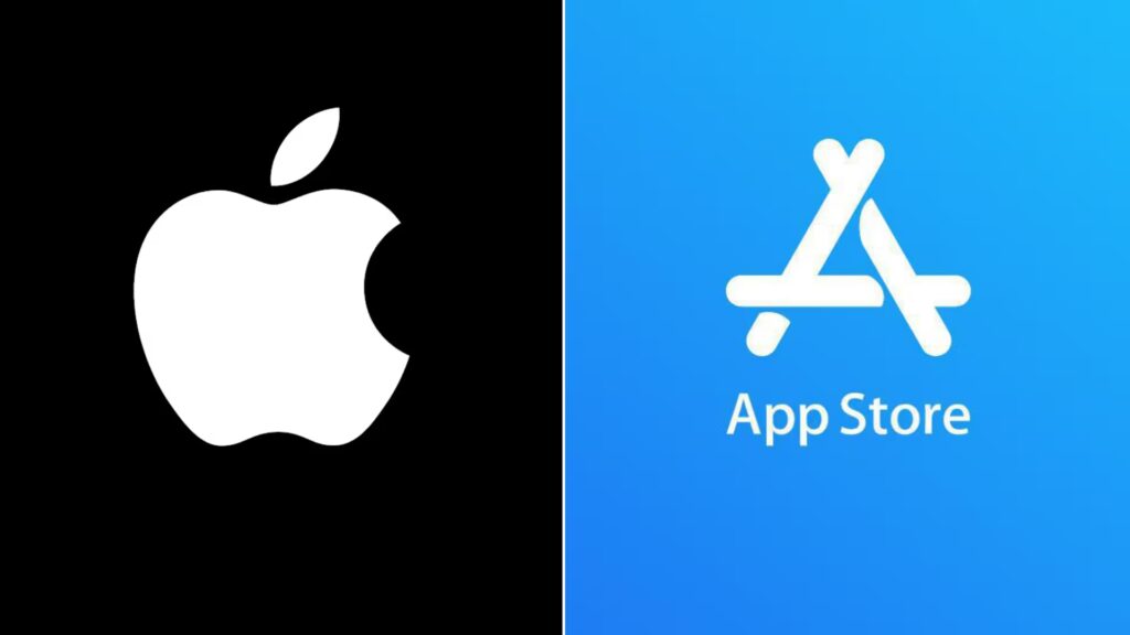 App Store de Apple en un teléfono inteligente.