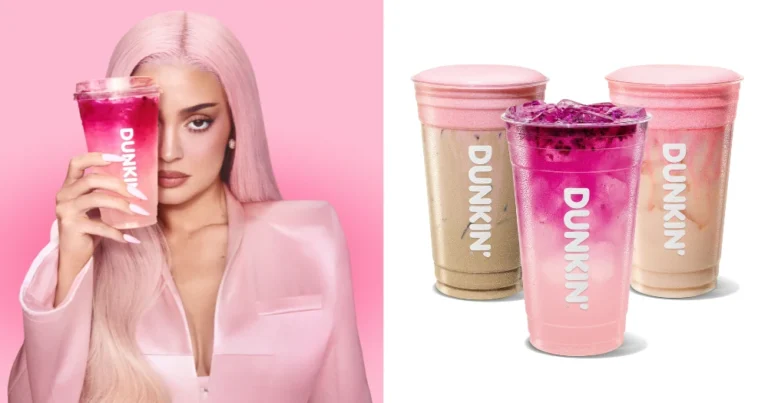 Colaboración entre Dunkin’ y Kylie Jenner.