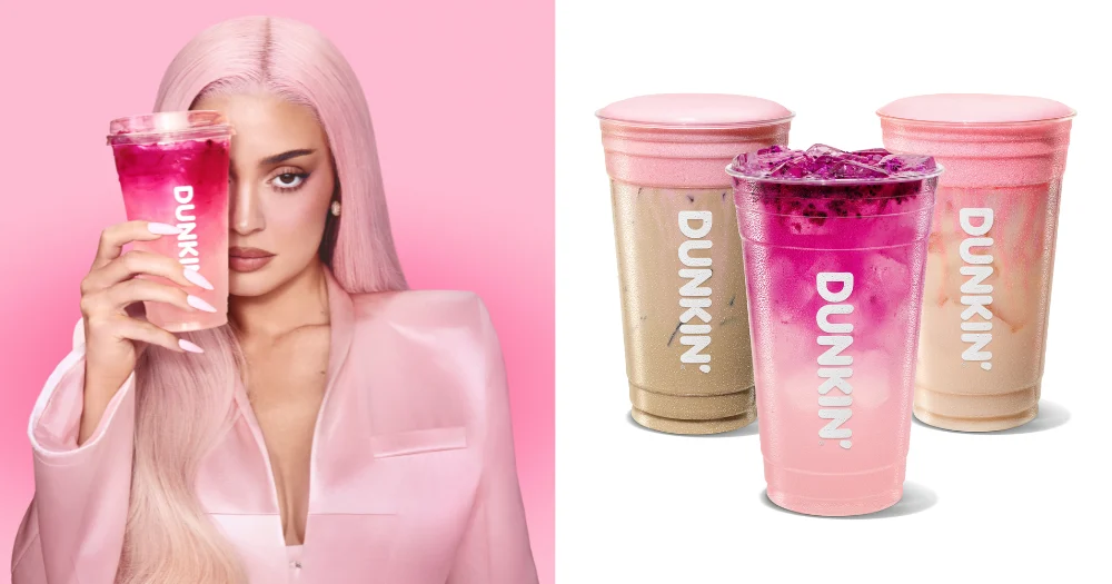 Colaboración entre Dunkin’ y Kylie Jenner.