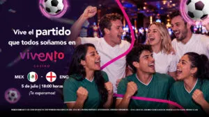 Vivento Casino realizará Watch Party para el partido México vs Inglaterra.