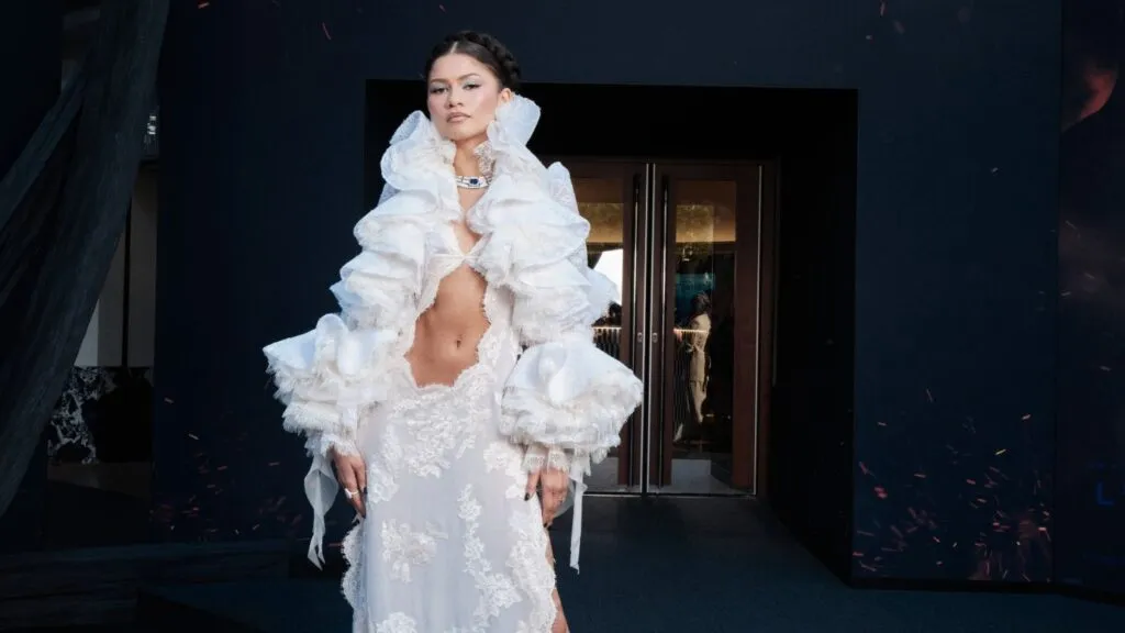 Zendaya durante la premiere mundial de The Odyssey.