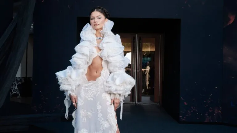 Zendaya durante la premiere mundial de The Odyssey.