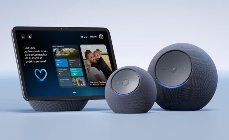 Dispositivos Alexa de Amazon a través de los años.