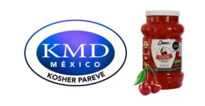 Símbolos de certificación kosher presentes en productos alimenticios.