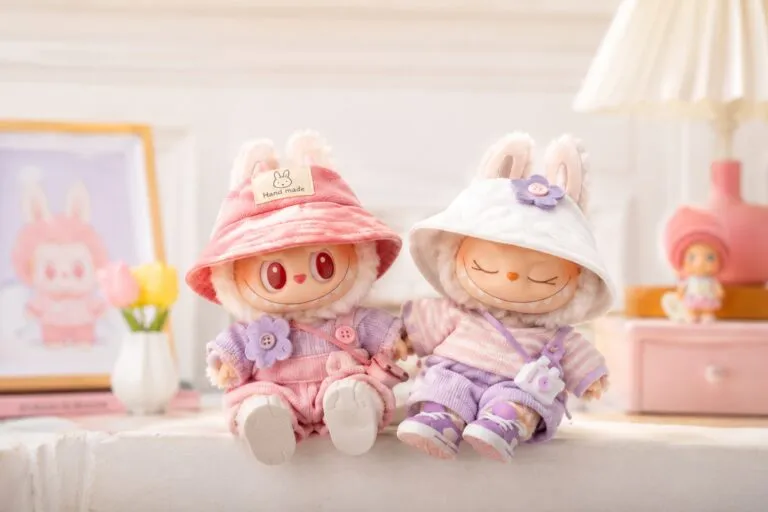 Ropa para Labubu con conjuntos, sombreros y accesorios para personalizar figuras de 17 cm