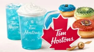 Colección Tim Hortons Harry Potter con donas y bebidas temáticas presentada en Canadá